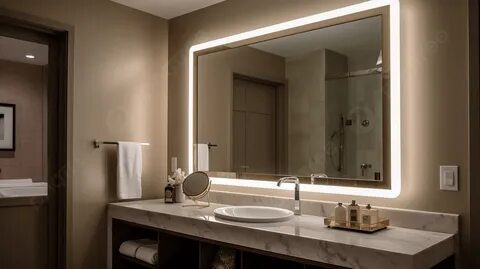 bathroom mirror