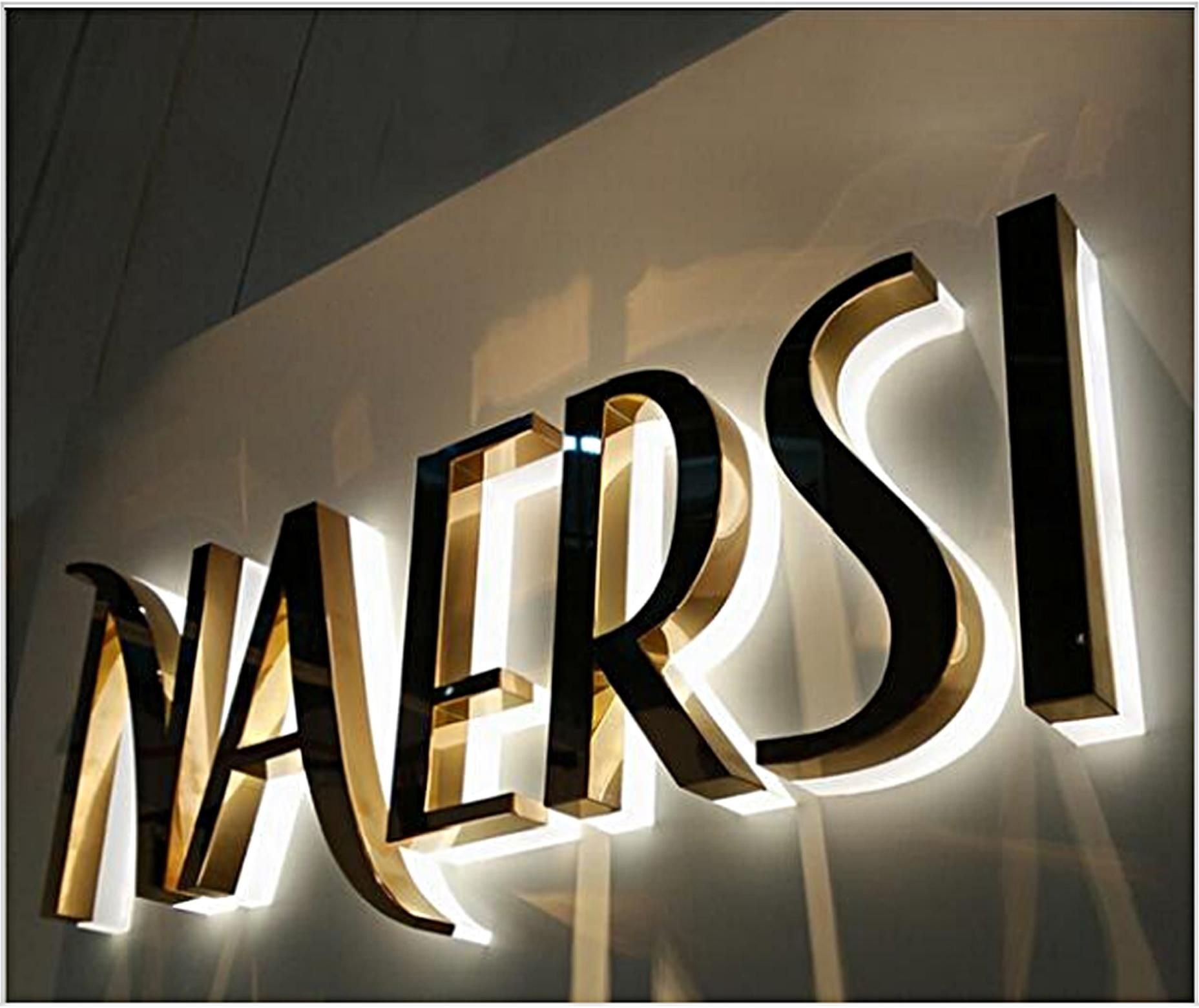 3D illuminated signs